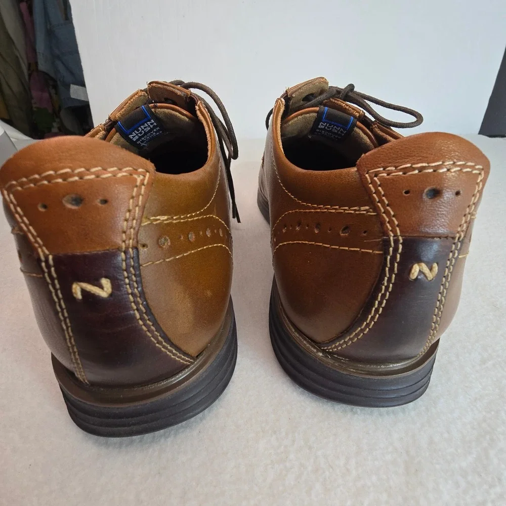 Nunn Bush Leather Cap Toe Oxford Dress Shoes Mens Sz 8 M Comfort Gel Casual 8M